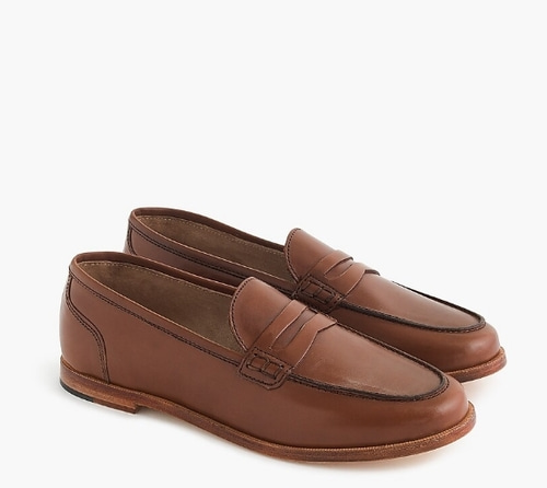 J.Crew Ryan penny loafers in leather - 바로출고