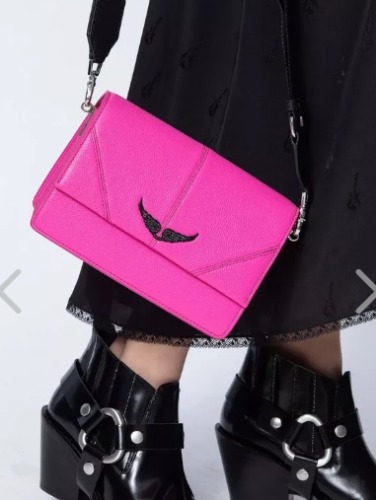 Zadig &amp; Voltaire Lolita Leather Crossbody Bag - 핑크