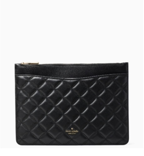 kate spade large leather clutch