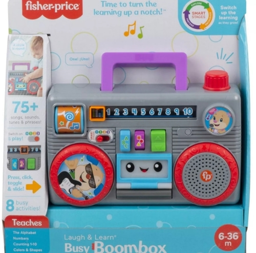 Fisher-Price Laugh &amp; Learn Busy Boombox