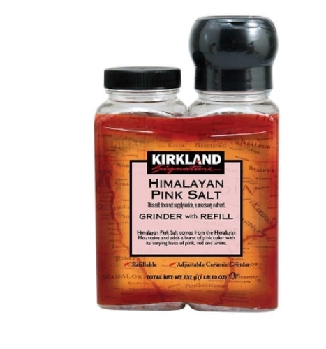 Kirkland Signature Himalayan Pink Salt - 그라운드소금 + 통소금 +통소금 리필