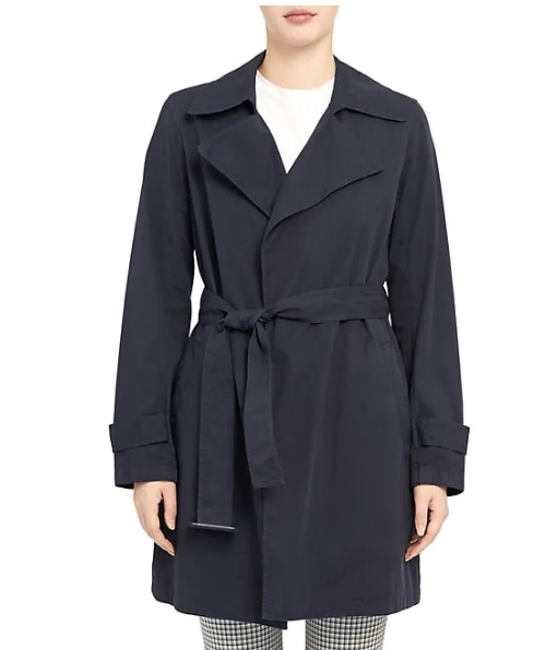 theory trench coat - M