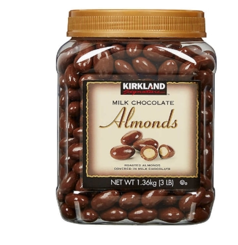 Kirkland Signature Almonds, Milk Chocolate, 3 lb X 2통