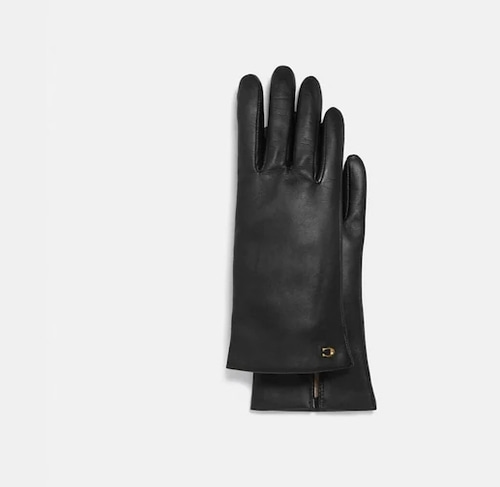 Coach leather glove