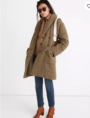 Madewell quilted coat