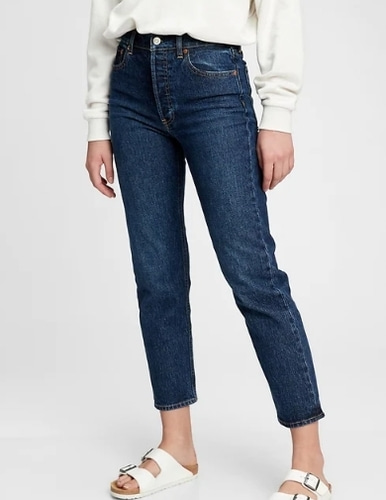 Gap High Rise Straight Jeans