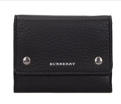 Burberry black leather  wallet