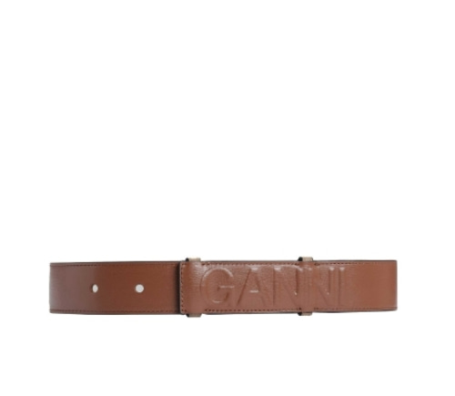 Ganni leather belt