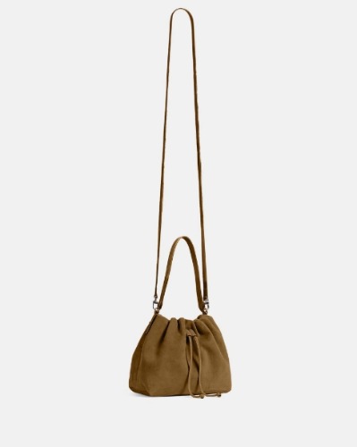theory suede leather bag