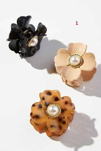 Anthropologie Set of Three  Hair Clips