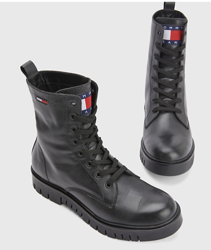 TOMMY JEANS leather boot