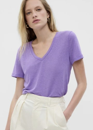 GAP Linen-Blend T-Shirt