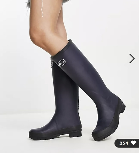 Barbour Abbey tall wellington boot with logo detail in navy - 네이버 판매중인 최저가의 반값이에요.