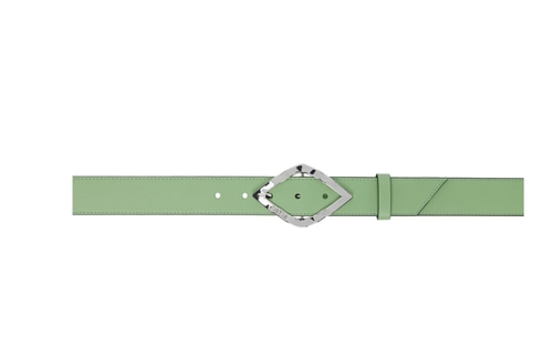 GANNI Green Diamond Belt