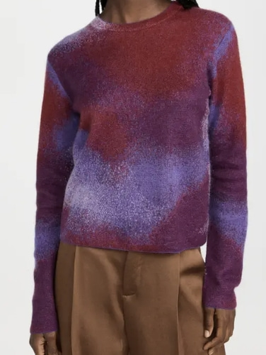 Vince Ombre Jacquard Crew Sweater