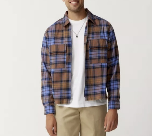 BDG  Flannel Shirt jacket
