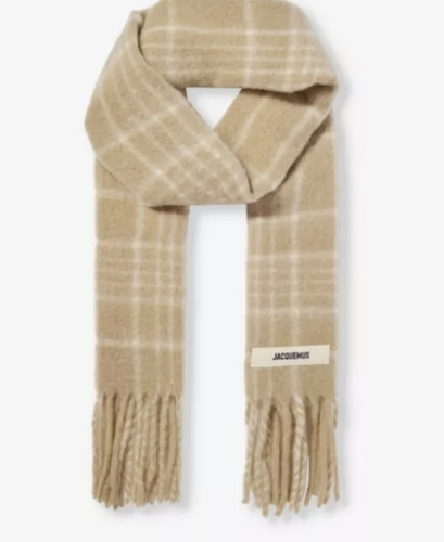 JACQUEMUS wool-blend scarf