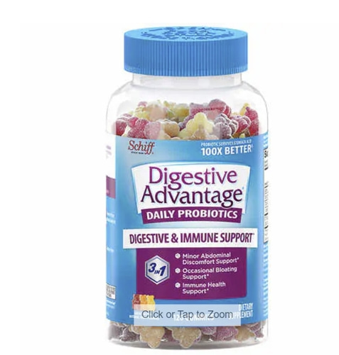 Schiff Digestive Advantage Probiotic, 120 Gummies - 유산균
