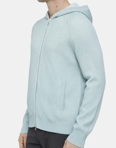 theory Zip-Up Hoodie in Cotton- M