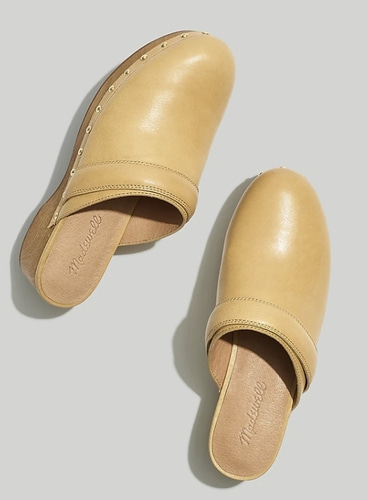 Madewell The Cecily Clog in Oiled Leather - 바로출고
