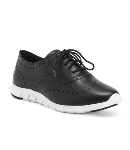 COLE HAAN Leather Zerogrand Wing Tip Oxfords