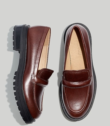 Madewell The Bradley Lugsole Loafer in Leather
