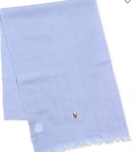 Polo Ralph Lauren linen-blend scarf