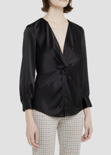 Theory  Twist-Front Blouse