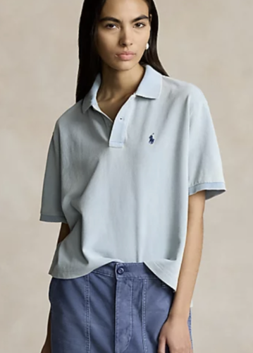 Polo Ralph Lauren Boxy Fit Mesh Polo Shirt