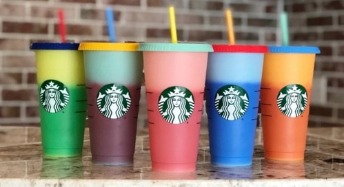Starbucks color changing cup -  낱개판매 