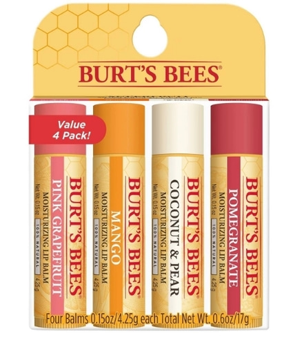 Burt&#039;s Bees Lip Balm  - 4개  수퍼푸룻 