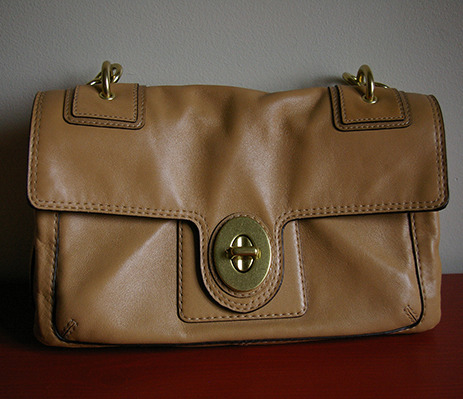 USED coach leather handbag 