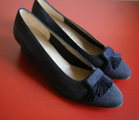 Vintage Salvatore Ferragamo Women  Tassel Heels -6 사이즈 무빙세일 바잉가이하처분   
