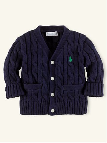 Polo Classic Cable-Knit Cardigan (boys) 