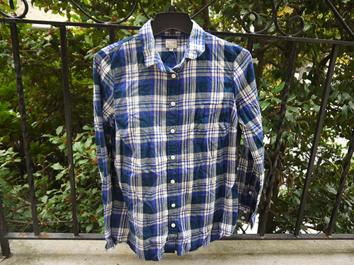 J.Crew classic button-down shirt in flannel ; 따뜻한소재의 서츠 ! 