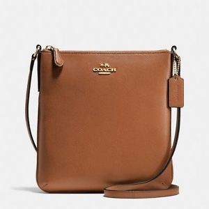 Coach F36063 NORTH/SOUTH CROSSBODY IN CROSSGRAIN LEATHER 