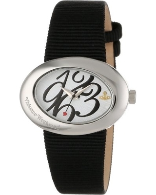 Vivienne Westwood Women&#039;s VV014WHBK Ellipse White Black Watch - 딱하나 재입고안되요! 