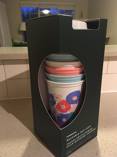 Starbucks reusable cup set of 6 - 6개의 재사용이 가능한 텀블러가 들어있어요! - 바로출고