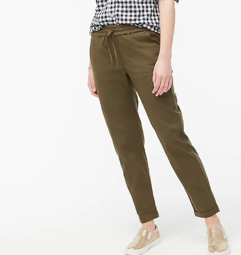 J.Crew Linen-cotton pants