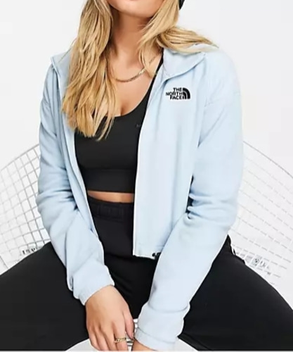 The North Face Glacier full zip cropped fleece