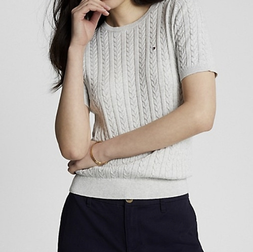 TOMMY HILFIGER  CABLE KNIT SWEATER