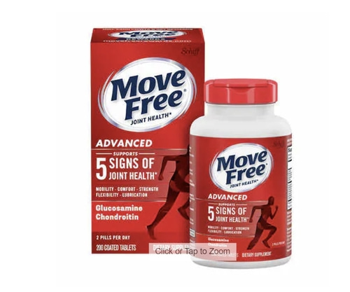 Schiff Move Free Advanced Joint Supplement, 200 Tablets- 관절영양제
