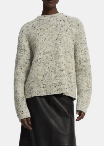 Theory Mock Neck Sweater in Knit Bouclé--$375 - 바로출고 - 마지막 한장