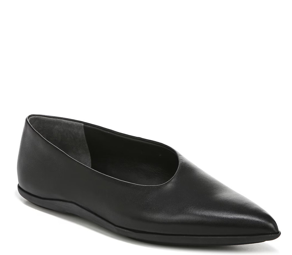 Vince leather flat