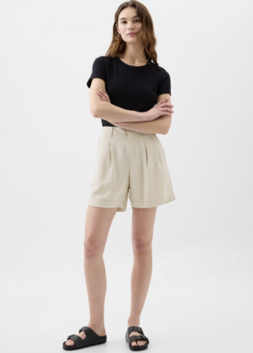 Gap  Linen-Blend shorts