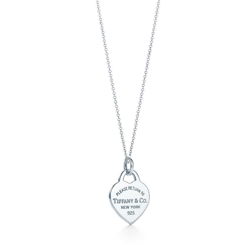 Tiffany &amp; Co necklace - 하트택 