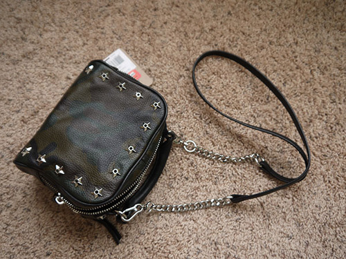 핫딜!! ASH Star-Studded Frankie Leather Crossbody Bag - 리테일가 395불!!