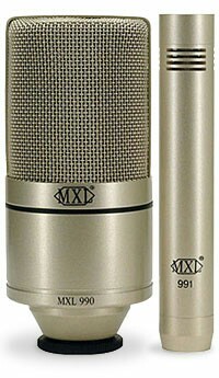 Mxl990/991 콘덴서 마이크 (싱어송라이터팩) -condenser Microphone 